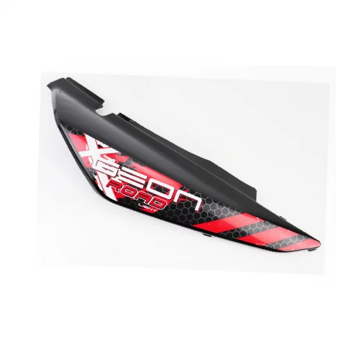 X-Road Light 200-250 Пластик-задний боковой правый, чёрный с красным рисунком, GEON, YQ-359279