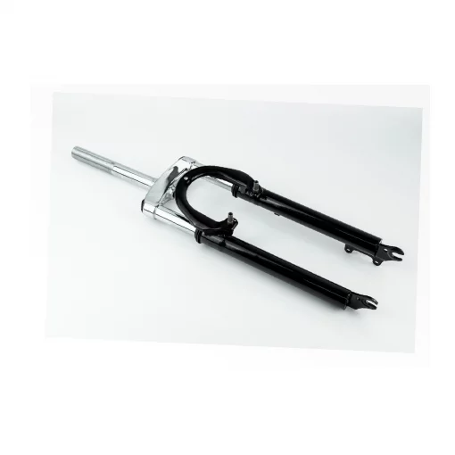 Вилка 26" амортизационная, с резьбой 1" (25,4мм), шток 190мм, с ходом 60мм, V/Disk-brake, чёрная, ВЕЛОЗАПЧАСТИНИ, YQ-412211