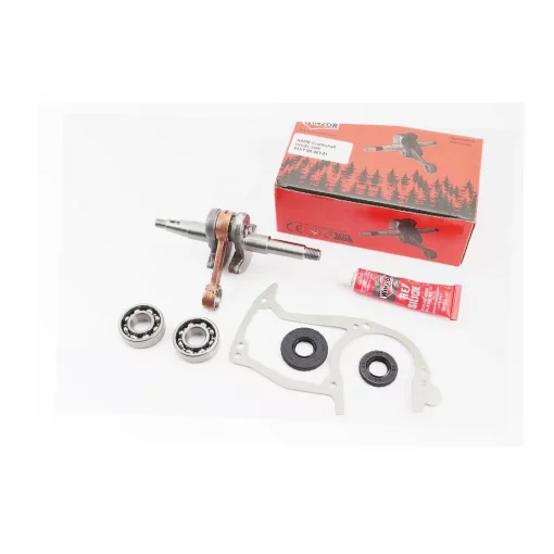 Коленвал 4500/5200, шатун жёлтый + подшипники 6202-2шт + сальники (15x35x5 + 15x28x5) + прокладка + герметик, Б/П-GoodLuck,