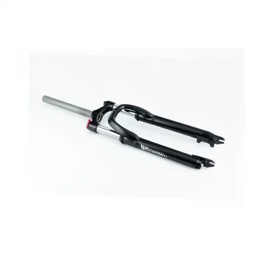 Вилка 27,5" амортизационная, без резьбы 1-1/8" (28,6мм), шток 240мм, с ходом 100мм, Disk-brake, M Lockout, чёрная ES-246- MLO,