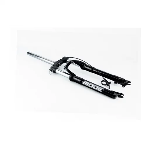 Вилка 27,5" амортизаційна, без різьби 1-1/8" (28,6мм), шток 240мм, з ходом 100мм, Disk-brake, виносний Lockout, чёрная MD-N780