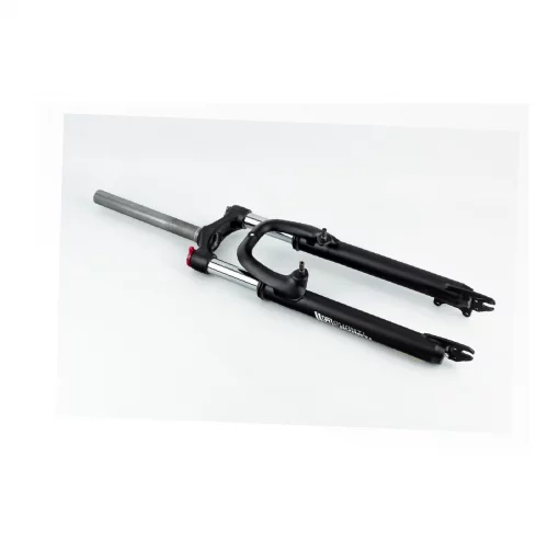 Вилка 29" амортизационная, без резьбы 1-1/8" (28,6мм), шток 240мм, с ходом 100мм, Disk-brake, M Lockout, чёрная ES-246- MLO,