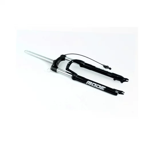 Вилка 29" амортизаційна, без різьби 1-1/8" (28,6мм), шток 255мм, з ходом 50мм, Disk-brake, виносний Lockout, чорна MD-N780 RLO,