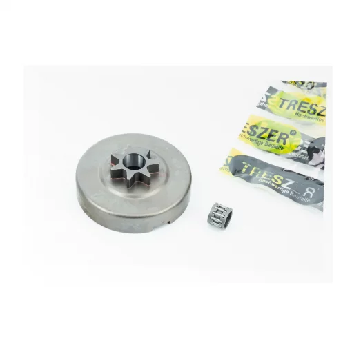 Тарілка зчеплення "зірка" 3/8-7 Husqvarna-365/371/372, JONSERED-CS2165/2171/2172 + підшипник, Б/П-HUSQWARNA, YQ-204439