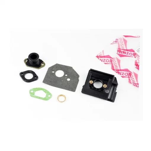 Патрубок карбюратора + переходник + пластина + кольцо + прокладки-2шт, к-кт 4500/5200, Б/П-GoodLuck, YQ-205683