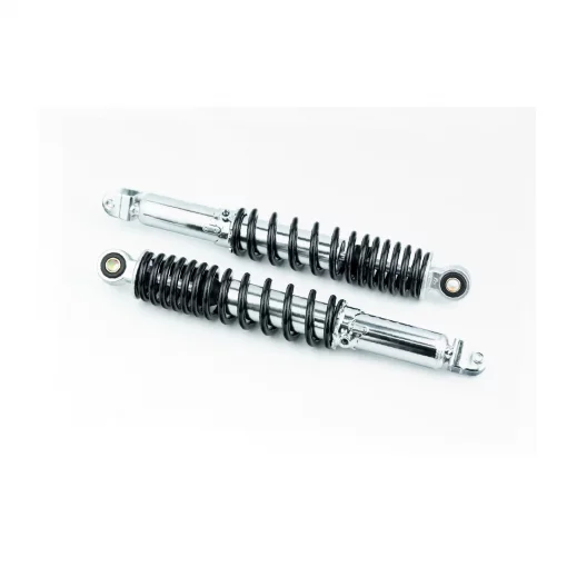 Амортизатор задний GY6/Honda-335мм*D-50мм (втулка 10мм / вилка 8мм), регулир., чёрный к-кт 2шт, ЗЧ-СКУТЕР, YQ-328016