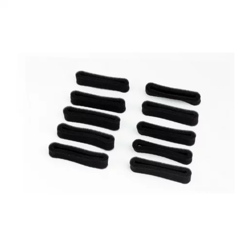 Фильтр воздушный-элемент круглый, поролон без пропиткой, чёрный, к-кт 10шт, ТРИМЕР, YQ-213730