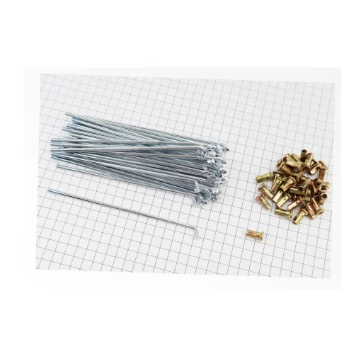 Спиця задня L-160мм, D-3,7мм, к-кт 36шт (посилена), DELTA, YQ-318264