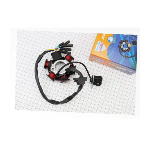 Статор магнето (генератора) (6 катушек "5 проводов"), DELTA, YQ-338998