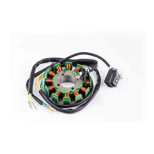 Статор магнето (генератора) (12 катушек разъем "папа 3+2"), 200cc (d-93мм), CG125-250, YQ-323010