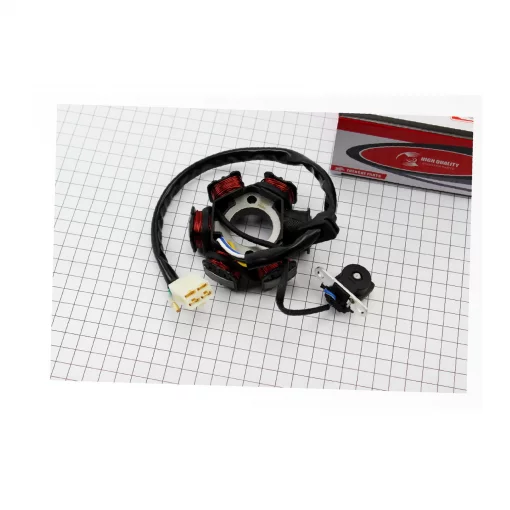 Статор магнето (генератора) (6 катушек разъем "мама 4+1"), DELTA, YQ-338772