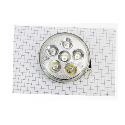 Фары круглой передняя часть DELTA/ALPHA 5+1-LED, d-140мм, TUNING, ЗЧ-МОТО, YQ-324480