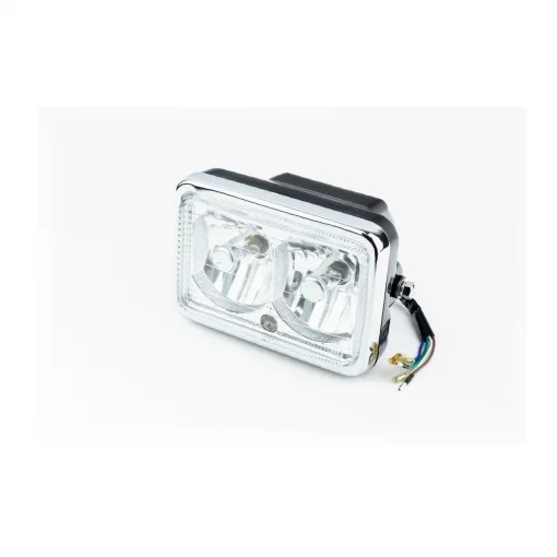 Фара передняя в сборе ДВОЙНАЯ (без фишки), DELTA, YQ-357430