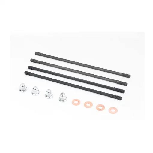 Шпилька цилиндра, d-8мм, к-кт 4шт (2шт-129мм 2шт-135мм)+гайки+шайбы, CG125-250, YQ-351772