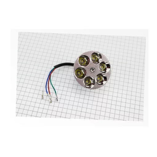 УЦЕНКА DELTA Фары круглой внутренняя часть 6-LED с габаритными диодами, 80мм, TUNING (не горит несколько диодов), DELTA, YQ-338823