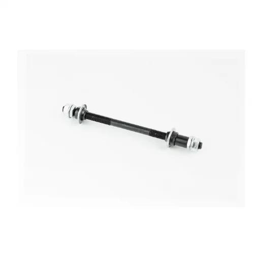 Вісь задня MTB М10х180мм, кріпл. гайка, чорна, ВЕЛОЗАПЧАСТИНИ, YQ-411211