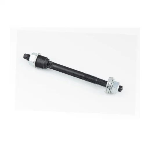 Вісь задня ХВЗ (торпедо) М10х150мм, кріпл. гайка, чорна, ВЕЛОЗАПЧАСТИНИ, YQ-412274