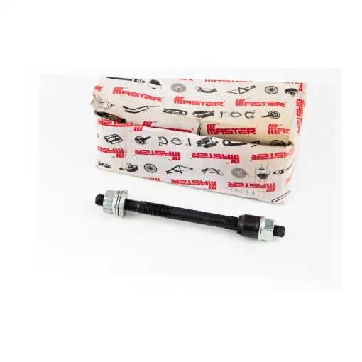 Вісь задня ХВЗ (торпедо) М10х150мм, кріпл. гайка, чорна (12шт в упаковці), ВЕЛОЗАПЧАСТИНИ, YQ-412273