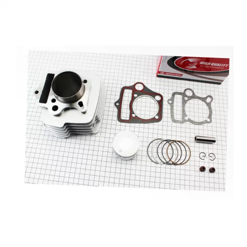 Цилиндр к-кт (цпг) 125cc-52,4мм (палец 13мм, высота цилиндра 78,3мм, высота поршня 37мм), DELTA, YQ-338777