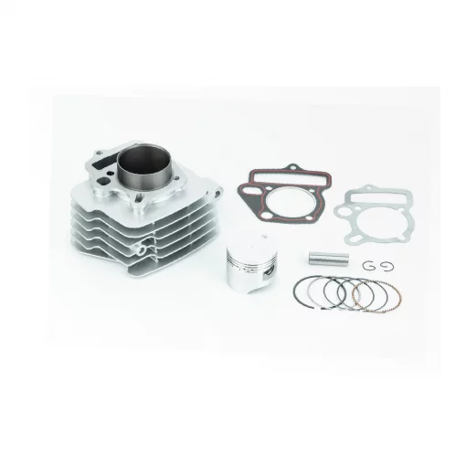 Цилиндр к-кт (цпг) 125cc-52,4мм (палец 13мм, высота цилиндра 78,5мм, высота поршня 44мм), с ухом, DELTA, YQ-357599