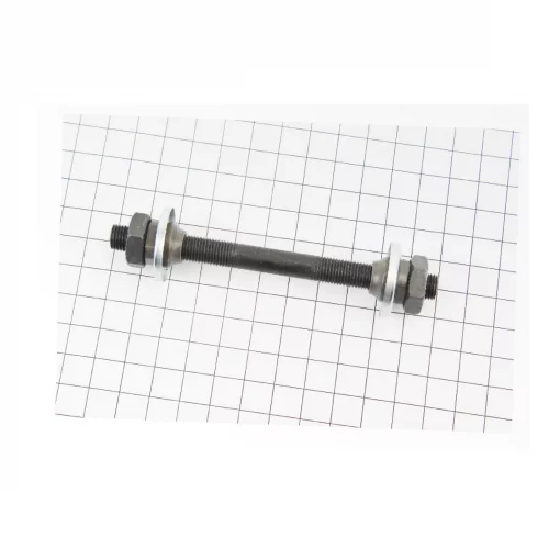 Вісь передня MTB М9х108мм, кріпл. ексцентрик, чорна KT-206F, ВЕЛОЗАПЧАСТИНИ, YQ-411221