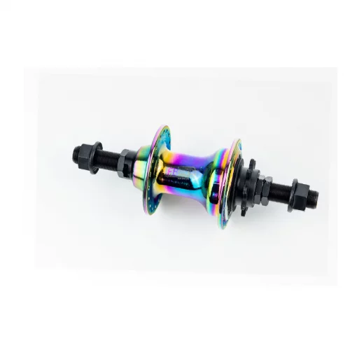 Втулка задняя BMX алюминиевая 14Gx36H драйвер 9Т, 4 пром-подшипника 6902 2RS, ось 14мм, крепл. гайка, хамелеон RH-17,