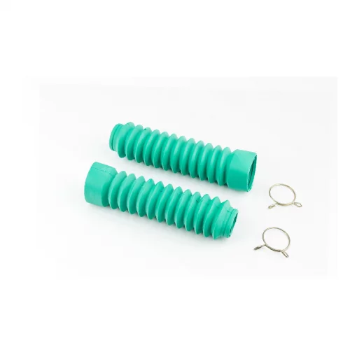 Гофра вилки передньої 190мм d-30/45мм; к-кт 2шт, зелений, ЗЧ-МОТО, YQ-351562