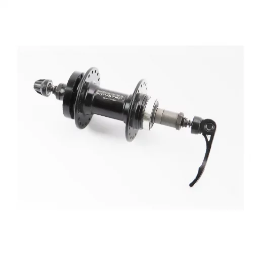 Втулка задняя MTB алюминиевая 14Gx36H под вольнобег, Disk-brake, 2 пром-подшипники 6000 2RS, крепл. эксцентрик, чёрная D242SBT,