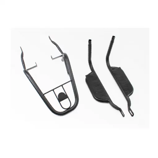 Багажник задний+подножки к-кт "чёрный", ALPHA, YQ-319272