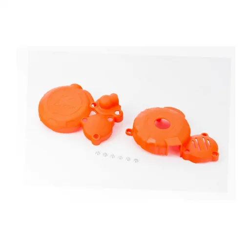 Захист бічних кришок двигуна к-кт (пластик) Profactory 300 (Zongshen CBS300 174MN), чорний, ЗЧ-МОТО, YQ-351782