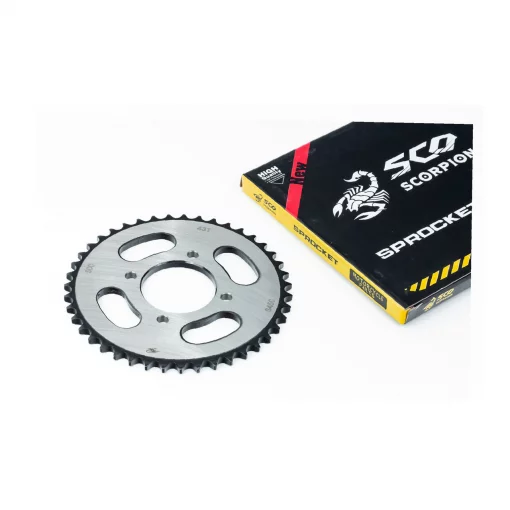 Звезда задняя JD125-428-43Т-d-58; 4отв.*78мм "калёная", ЗЧ-МОТО, YQ-356326