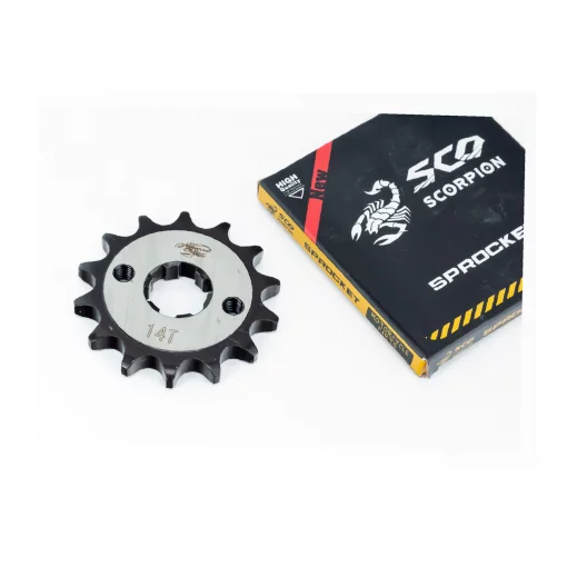 Зірка передня CG/CB-428H-14T (під шліц 5мм) "гартована" Loncin JL200-68A/LIFAN, ЗЧ-МОТО, YQ-507756