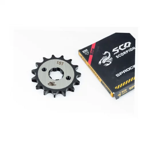 Звезда передняя CG/CB-428H-15T (под шлиц 5мм) "калёная" Loncin JL200-68A/LIFAN, ЗЧ-МОТО, YQ-507757