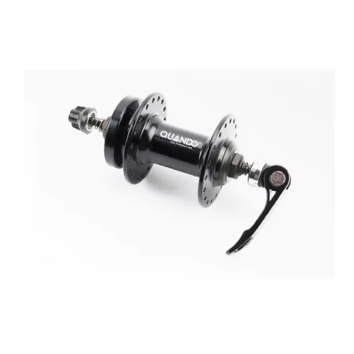 Втулка передняя MTB алюминиевая 14Gx36H, Disk-brake, крепл. эксцентрик, чёрная KT-MD7F, ВЕЛОЗАПЧАСТИНИ, YQ-403034