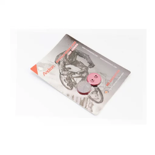 Гальмівні колодки Disk-brake (Xiaomi Mijia M365, Wiggle Voxa MD35), червоні YL-1005, ВЕЛОЗАПЧАСТИНИ, YQ-411613