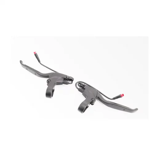 Тормозные ручки с резиновыми вставками, чёрные Т4 (электросамокат), ЗЧ-ЕЛЕКТРО техніка, YQ-410105