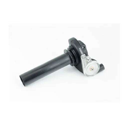 Ручка керма зі вставкою, права (короткохідна) Nibbi, чорна, ЗЧ-МОТО, YQ-351716