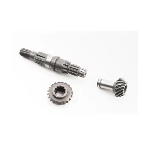 Вал редуктора нижнего + шестерня 2шт 7T, к-кт 3шт, ТРИМЕР, YQ-202142