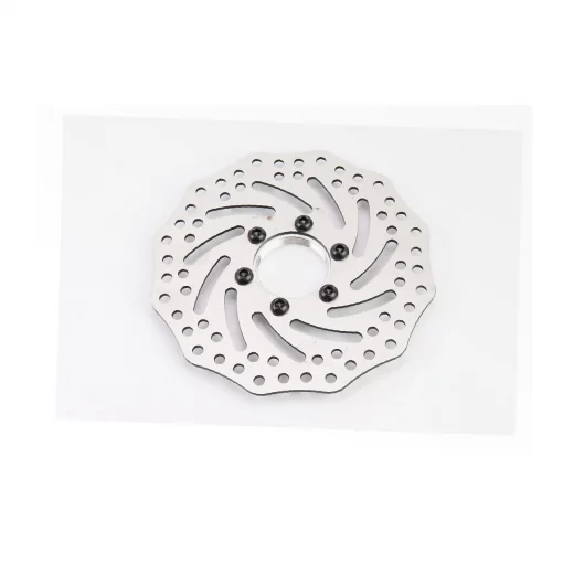 Гальмівний диск 140мм, кріпл. гайка, ВЕЛОЗАПЧАСТИНИ, YQ-403201