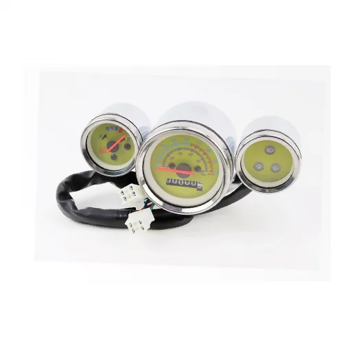 Спідометр універсальний на 80км/год, хром (HARLEY), ЗЧ-МОТО, YQ-351400