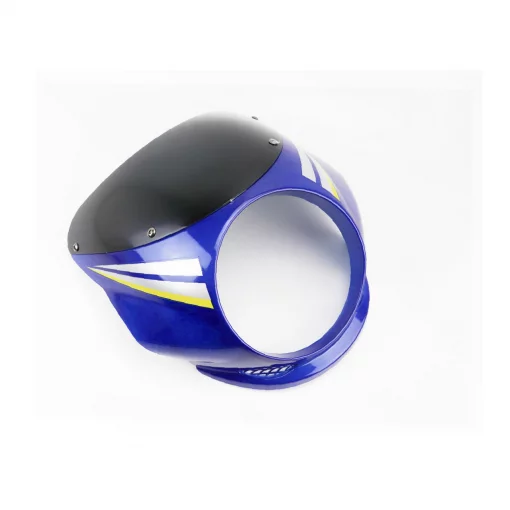Пластик-обтекатель фары круглой+ветровик, синий, Viper-125-150J, YQ-321157