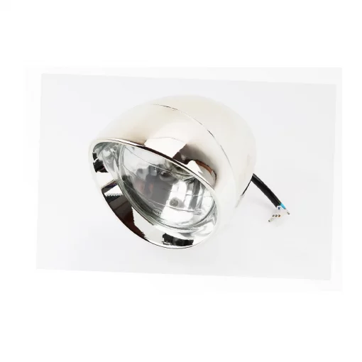 Defiant-Polk Фара передняя, хром круглая, ЗЧ-МОТО, YQ-351219