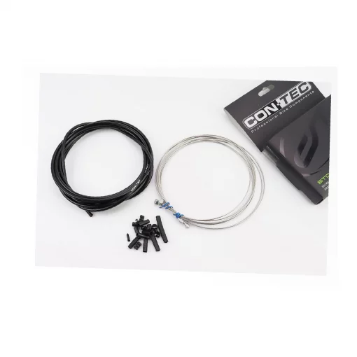Гальмівний комплект універсальний "ПОВНИЙ" (сорочка 5мм х 3м, троса Slick Stainless 1350/2350мм, ковпачки, кінцевики, фіксатори,
