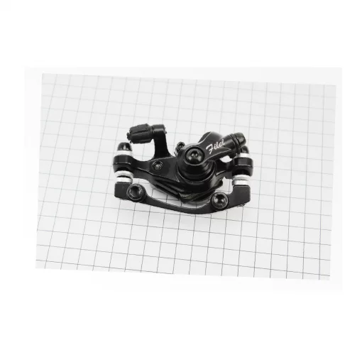 Гальмівний супорт передній (F160/R140мм), чорний, ВЕЛОЗАПЧАСТИНИ, YQ-411524