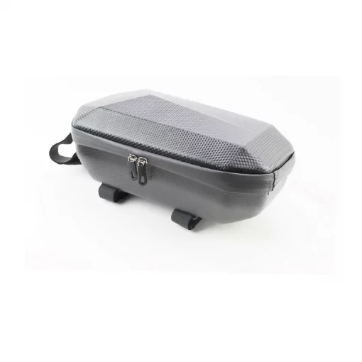 Сумка на руль электросамоката (жёсткий чехол) 300x150x110мм, крепл. на липучке, влагозащитная, "карбон" 031, ВЕЛОАКСЕСУАРИ,