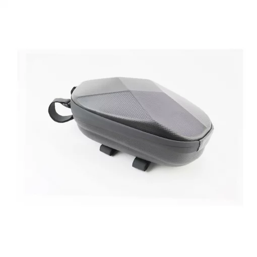 Сумка на руль электросамоката (жёсткий чехол) 300x150x125мм, крепл. на липучке, влагозащитная, "карбон" 033, ВЕЛОАКСЕСУАРИ,