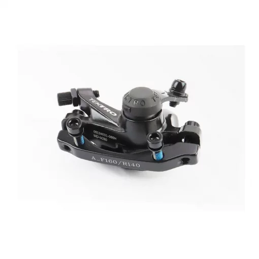 Гальмівний супорт передній (F160/R140мм), чорний MD-M280, ВЕЛОЗАПЧАСТИНИ, YQ-406383