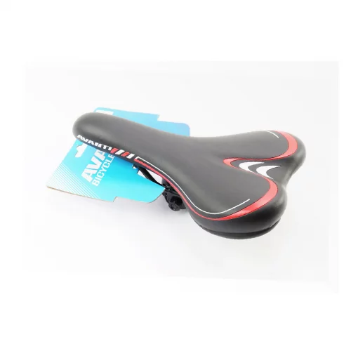 Сиденье MTB 265x155мм, чёрно-красное AVY-6628, ВЕЛОЗАПЧАСТИНИ, YQ-406821