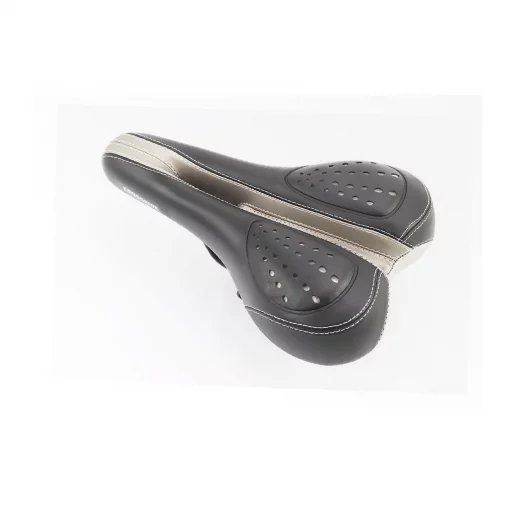 Сидіння MTB 265x160мм з гелевими вставками, чорно-сіре CROSSRIDE BSK-N31, ВЕЛОЗАПЧАСТИНИ, YQ-406358