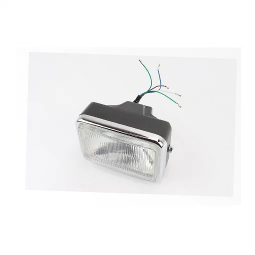 Фара передняя в сборе Китай (прозрачное стекло) 180x120мм тип 2, Viper-125-150J, YQ-321693